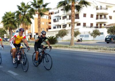 Relaxed road cycling in Andalusia