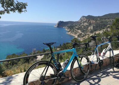 Road cycling in Andalucia along the Mediterranean coast